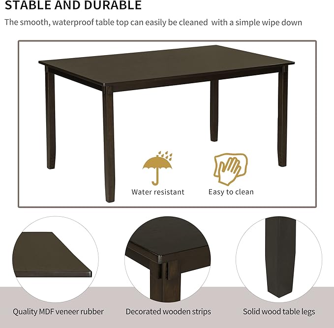 Ball & Cast 6 Piece Dining Table Set - Image 8