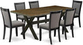 East West Furniture X677MZ650-7 7 Piece Kitchen Table & Chairs Set Consist of a by EastWestFurniture