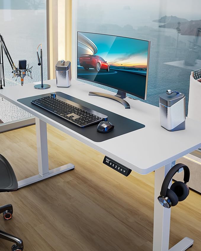 ErGear Small Height Adjustable Electric Standing Desk, 40 x 24 Inches Sit Stand - Image 2