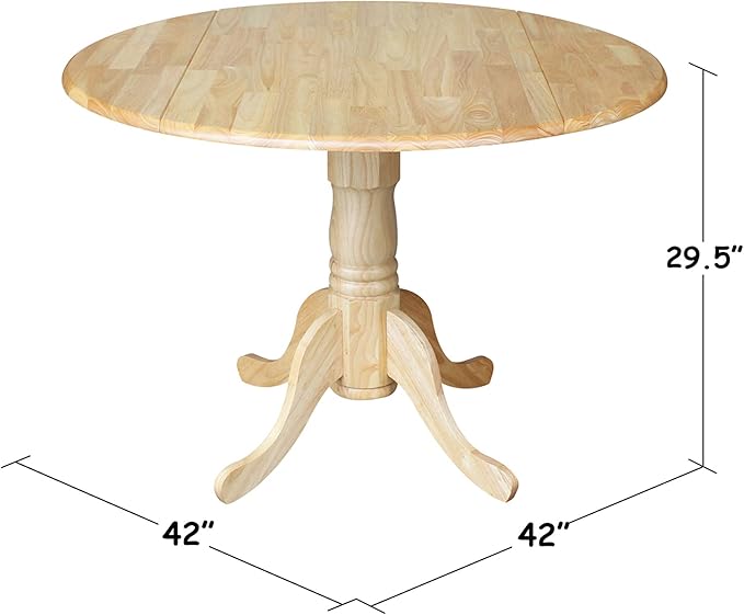 IC International Concepts, Solid Real Wood, Sturdy Parawood - Image 3