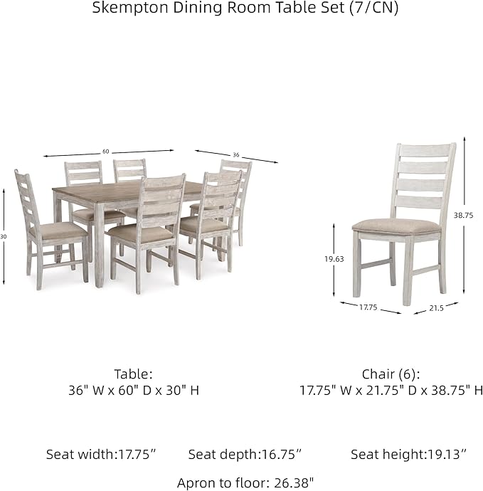 Signature Design by Ashley Skempton Cottage Dining Room Table Set - Image 7