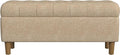 HomePop Home Decor | Tufted Ainsley Button Storage Ottoman Bench by HomePop