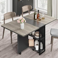 IDEALHOUSE Folding Dining Table, Drop Leaf Dining Table by IDEALHOUSE