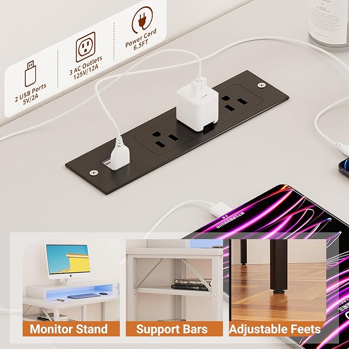 Unikito Reversible L Shaped Computer Desk - Image 5