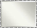 Amanti Art Silver Bathroom Mirror by AmantiArt