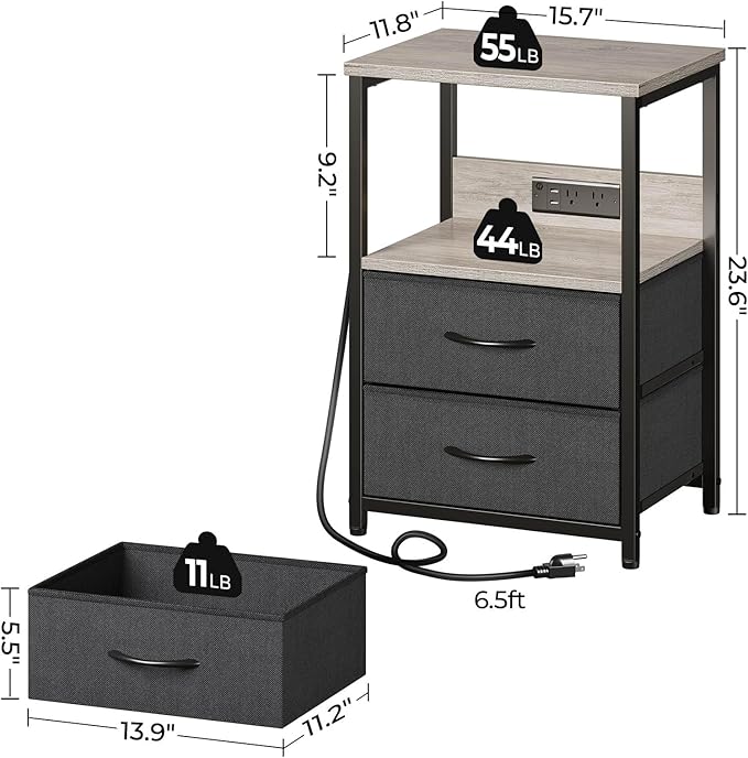 Seventable Nightstand Set of 2 - Image 3