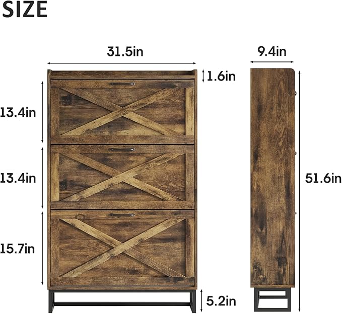 Maupvit Shoe Storage Cabinet - Image 2