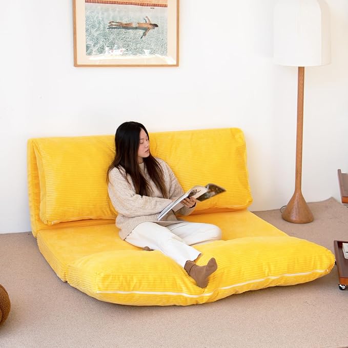 N&V Folding Matress Sofa Bean Bag Bed, Foam Filling Folding Matress Sofa - Image 3