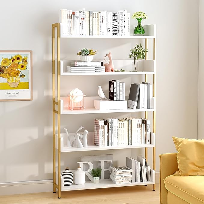 Wide Open Shelf Bookcase by OSCHF