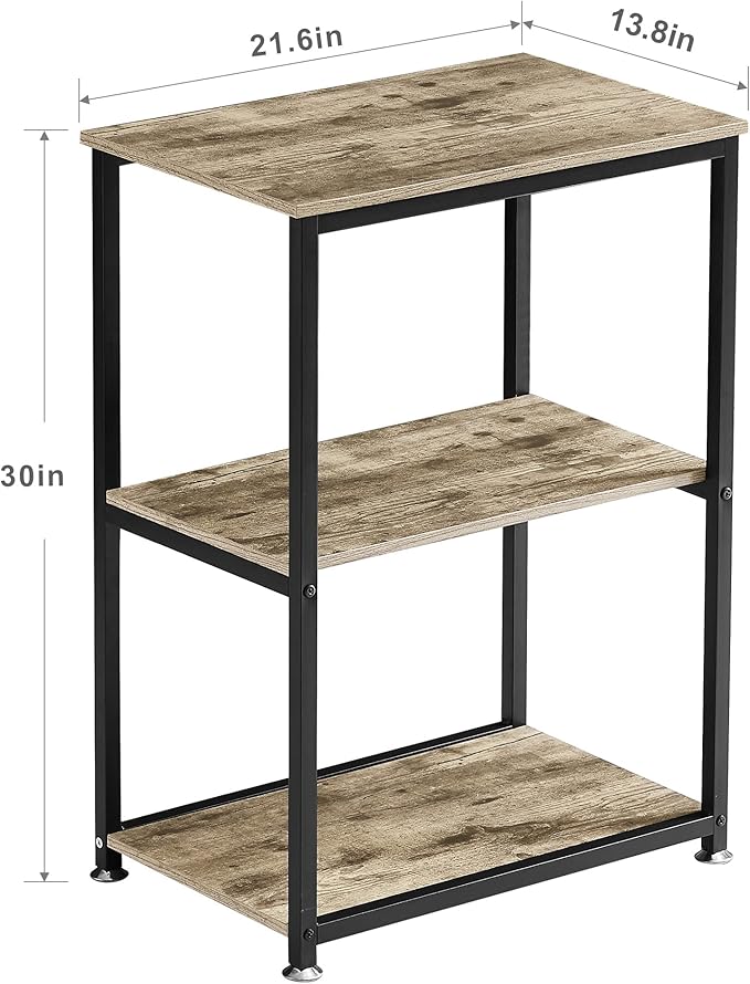 VECELO Tall End Side Table - Image 3