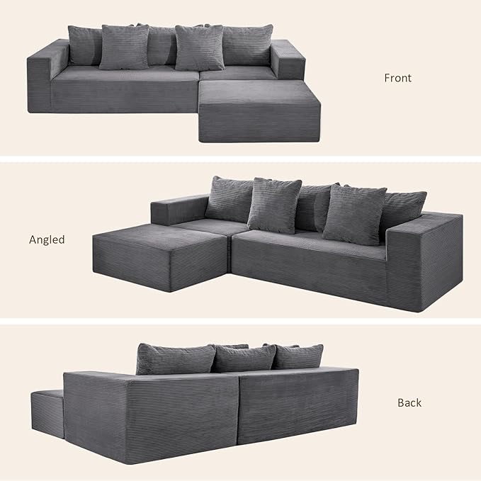 INGEROOM 108" Cloud Sectional Couch - Image 8