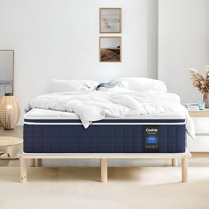 Coolvie Queen Mattresses 14 Inch, Soft Gel Memory Foam Mattress in a Box - Image 5