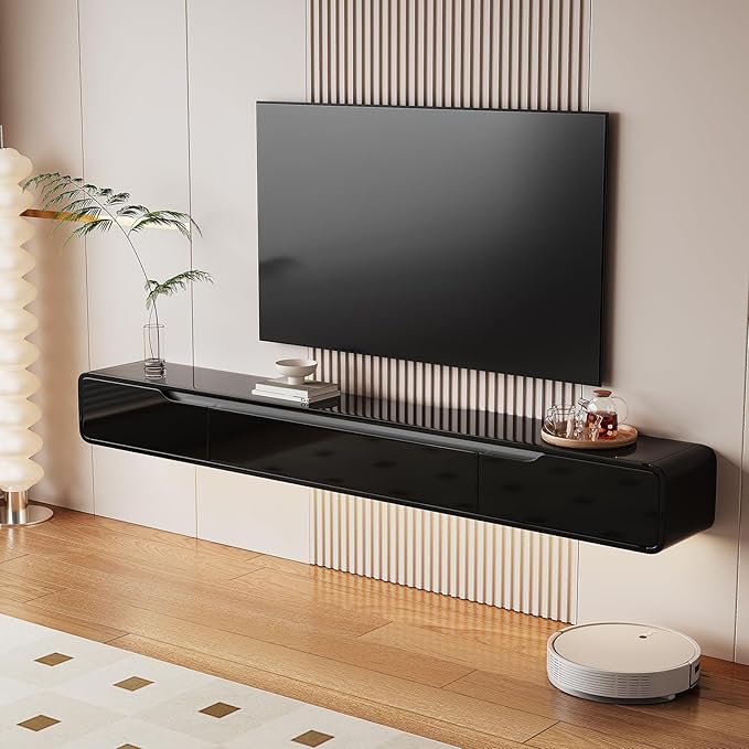 High Gloss Floating TV Stand - Image 2
