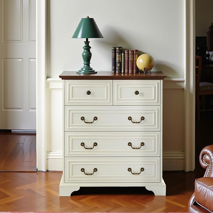 31.5" Farmhouse Sideboard Buffet Cabinet by LynginsCreativeLife