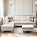 L Shaped Sectional Couch Sofa, Modern Couches by FONTOI