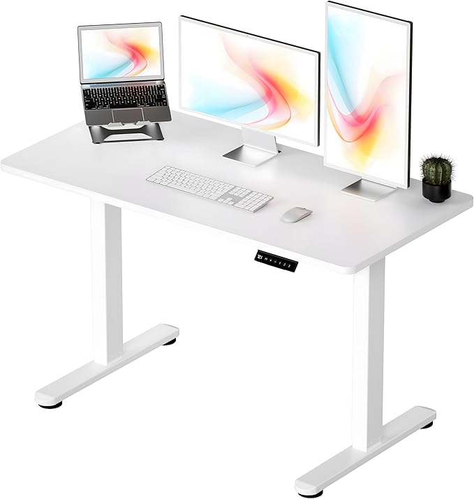 Okin Standing Desk Electric Adjustable Computer Whole Piece Stand up Desk by Okin