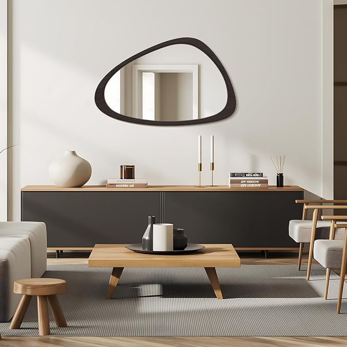 WallBeyond Asymmetrical Mirror, Irregular Wall Mirror, Wall Mirrors Decorative - Image 8