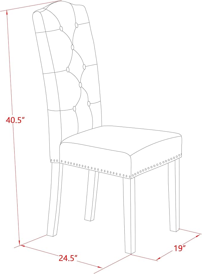 East West Furniture V097EL207-9 9 Piece Kitchen Table Set Includes a Rectangle - Image 15