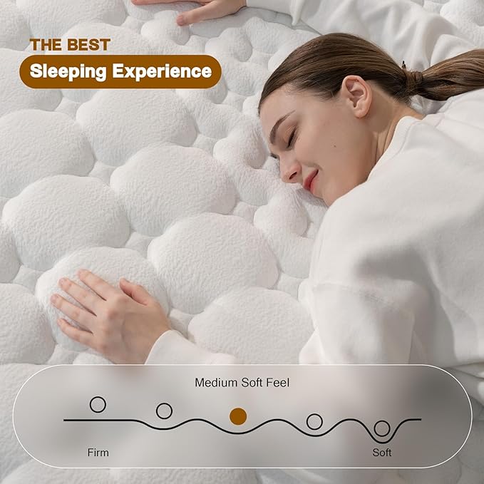 Queen Mattress, 12 Inch Queen Size Mattresses in a Box, Memory Foam Hybrid - Image 4