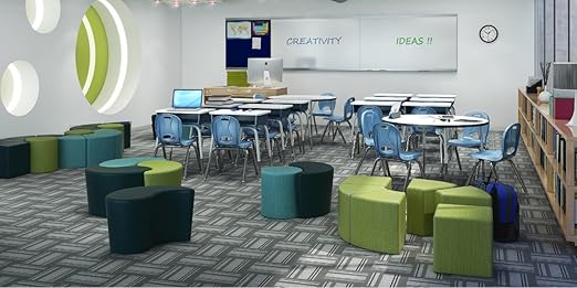 Learniture LNT-116-CSW-SB Learniture Structure Series Stackable School Chairs - Image 9