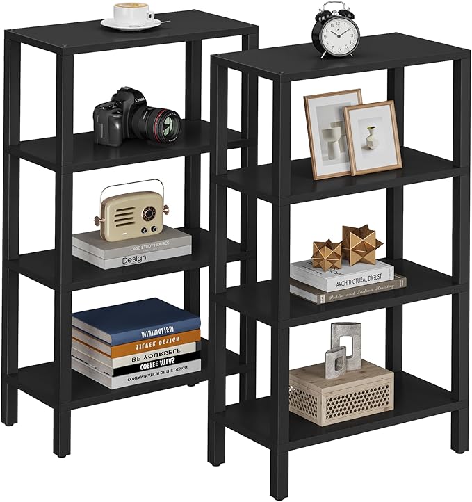 TUTOTAK Small Side Table, Narrow End Table, Skinny Sofa Table, Slim Nightstand by WelcometotheTUTOTAKHome