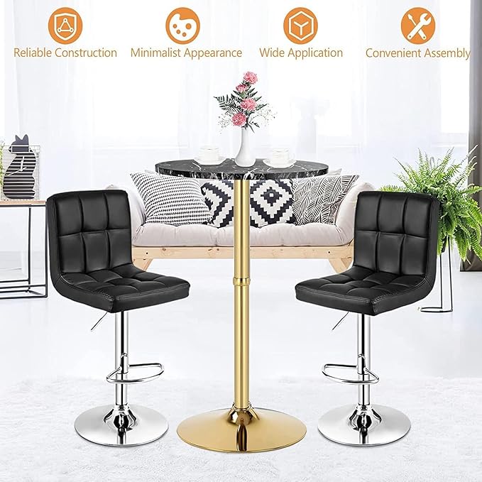 Bar Table for Kitchen, 24 inch Round Counter Height Table - Image 4