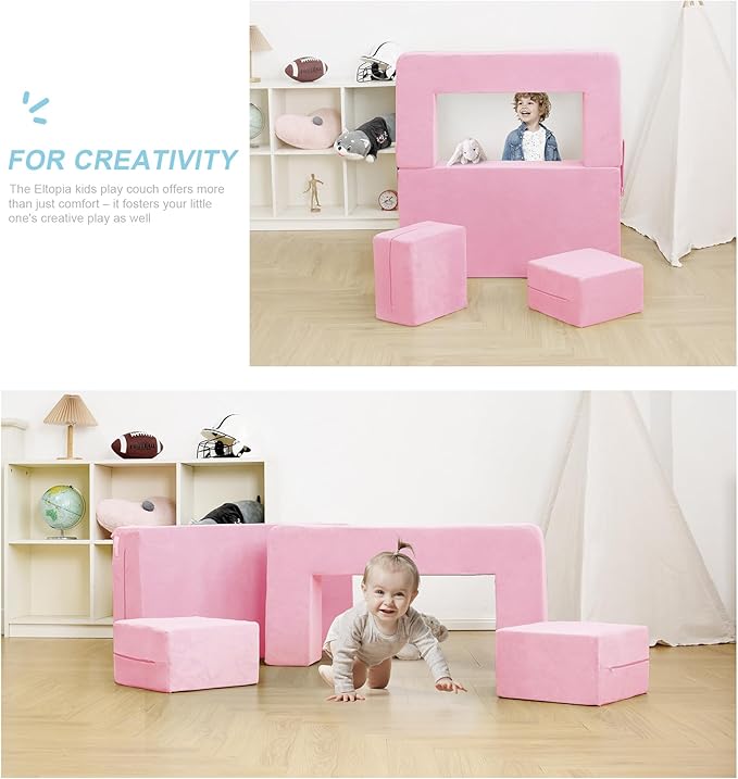 Modular Kids Sofa, Toddler Couch Foam Armchair - Image 5