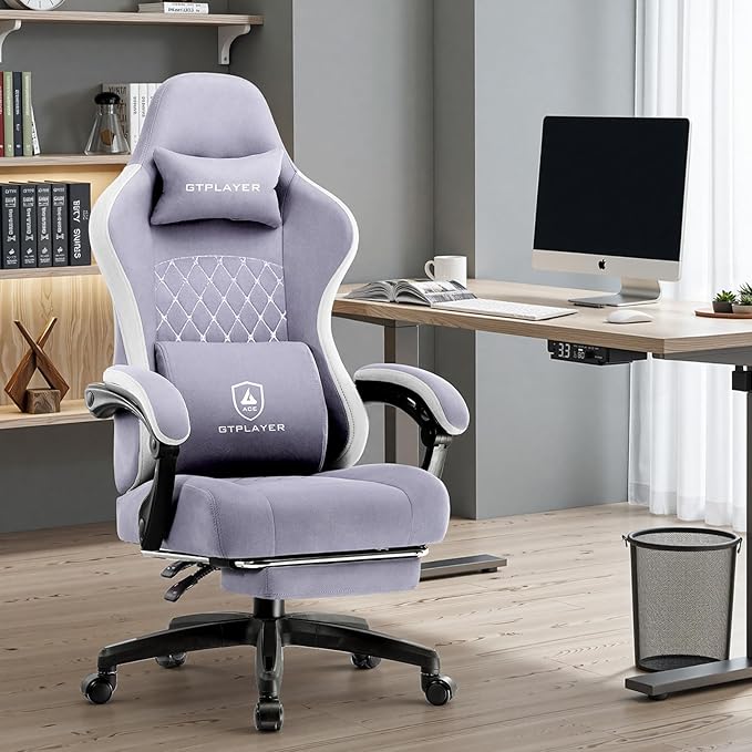 GTPLAYER Office Chair, Gaming Computer Desk Fabric Chair - Image 2