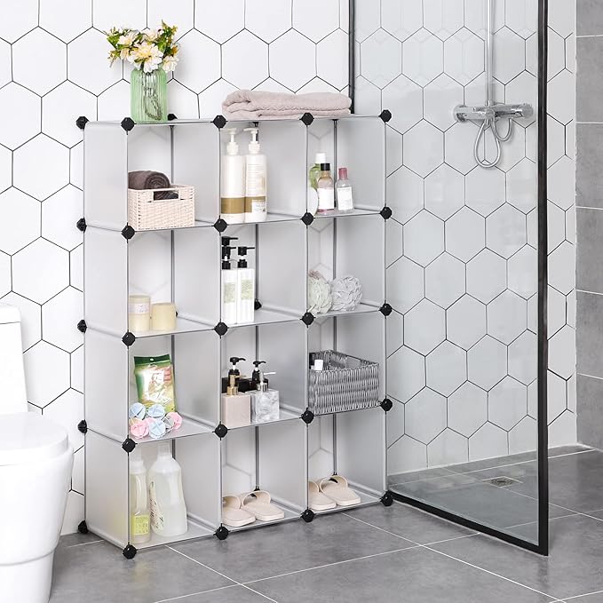 SONGMICS Cube Storage Organizer, Book Shelf, Closet Organizers and Storage - Image 3