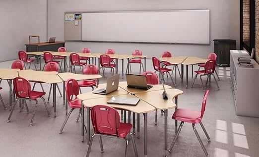 Learniture LNT-116-CSW-RD Learniture Structure Series Stackable School Chairs - Image 8