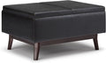 SIMPLIHOME Owen 34 inch Wide Mid Century Modern Rectangle Tray Top Small Coffee by SimpliHome