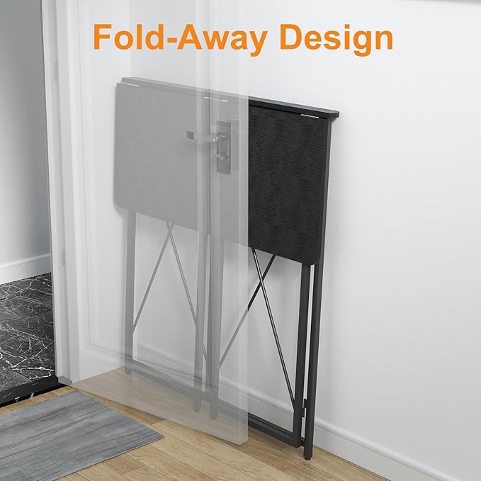 39.37" Folding Standing Desk, Small Laptop Stand Up Desk - Image 5