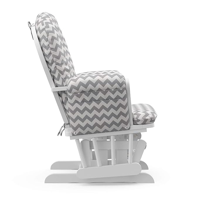 Storkcraft Premium Hoop Glider & Ottoman — GREENGUARD Gold Certified Nursery - Image 14