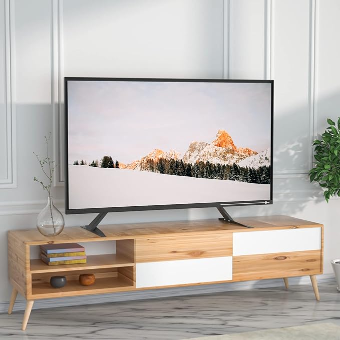 WALI Universal TV Stand 55 inch TV, TV Stand Mount - Image 2