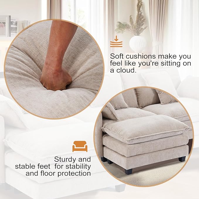 Furniliving Oversized Accent Chairs - Image 4