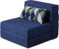 Folding Sofa Bed with Pillow Memory Foam Convertible Sleeper Chair Bed Couch by NIGOONE