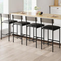 GarveeHome Bar Stools Set of 4, Upholstered Counter Height Bar Stools by GarveeHome