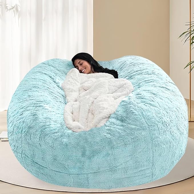 BCU Oversized Bean Bag Cover Comfy Beanbag Chair by BCU