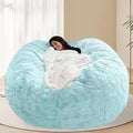 BCU 7FT Big Bean Bag for Adults Kids Without Filling Oversized Bean Bag Chair by BCU
