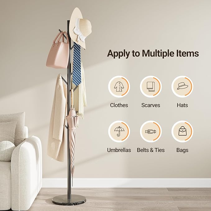 ELYKEN Coat Rack Freestanding - Image 5