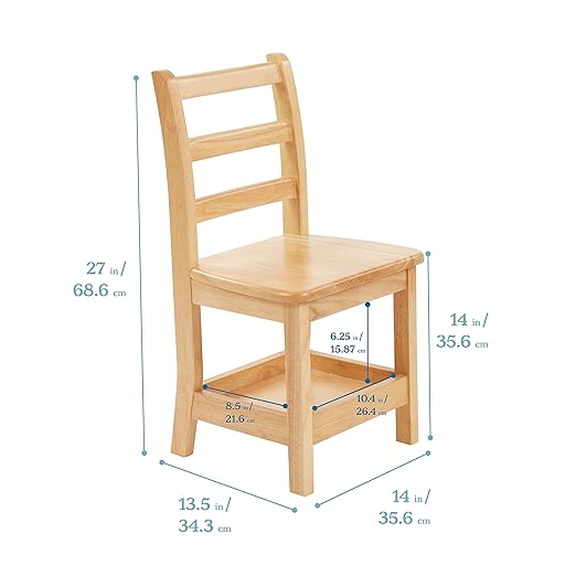 ECR4Kids Three Rung Ladderback Chair - Image 3