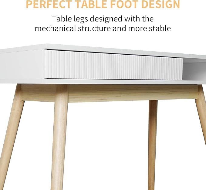 Artswish 42" Wood Modern Office Desk - Image 6