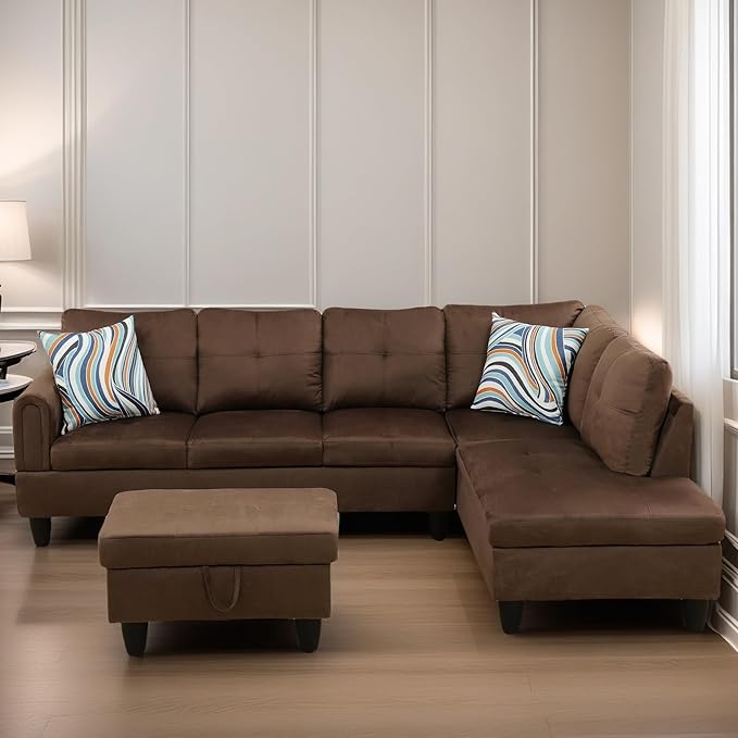 L Shaped Sectional Couches for Living Room, Modern Modular Sectional Sofa - Image 3
