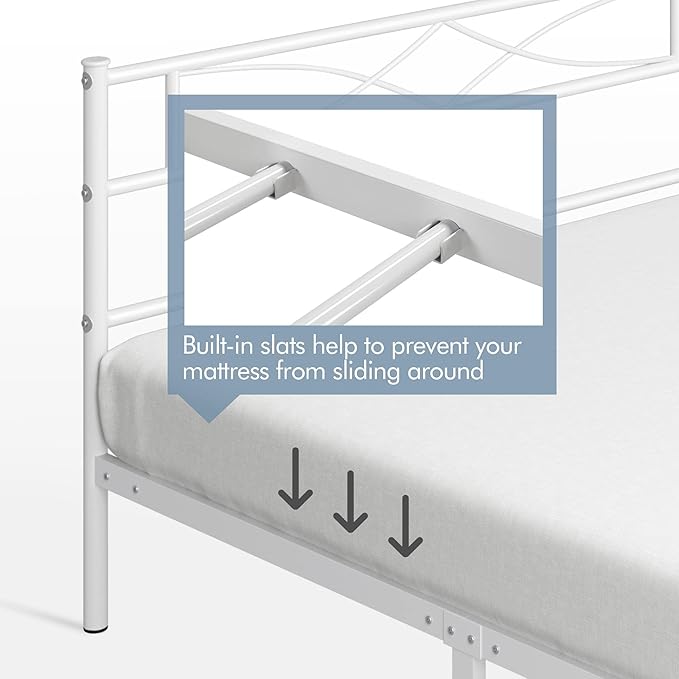 Yaheetech Metal Full Size Bed Frame, Platform Bed Frame, Mattress Foundation - Image 8