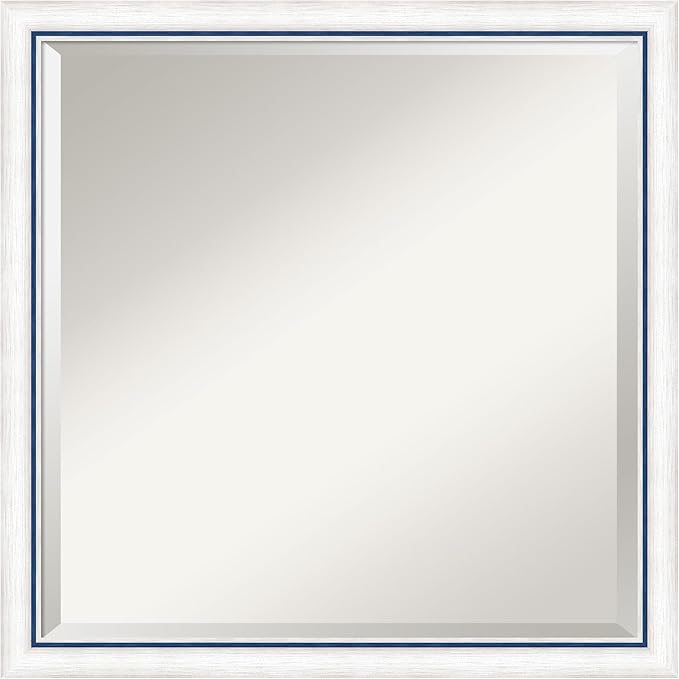 Amanti Art White Bathroom Mirror by AmantiArt
