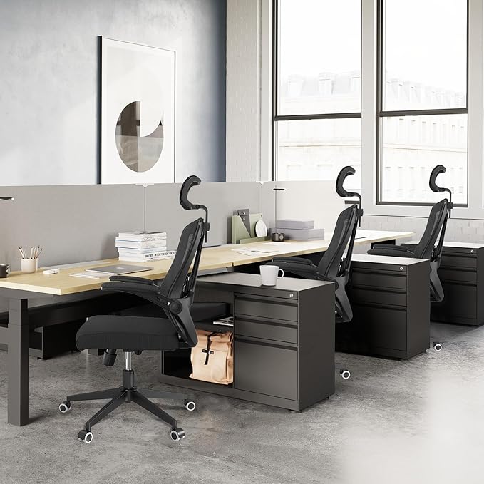 Comfy Office Chair, Home Ergonomic Desk Chairs, High Back Gaming Mesh Computer - Image 2