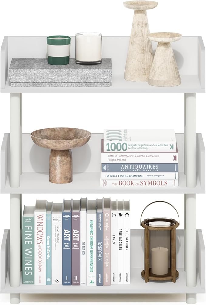 Furinno Turn-N-Tube 3-Tier Multipurposes Display Rack, Open Shelf Rack/Storage - Image 4