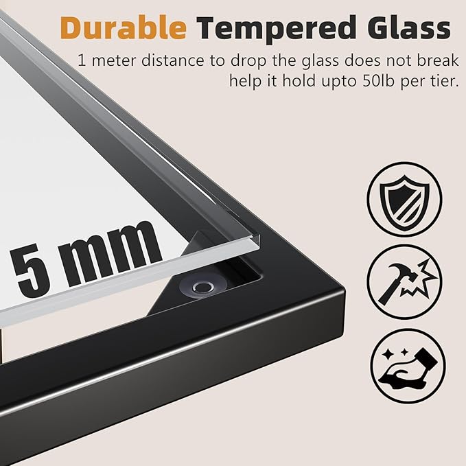 Simple Trending C Table Tempered Glass End Table, Couch Side Table, Snack - Image 6