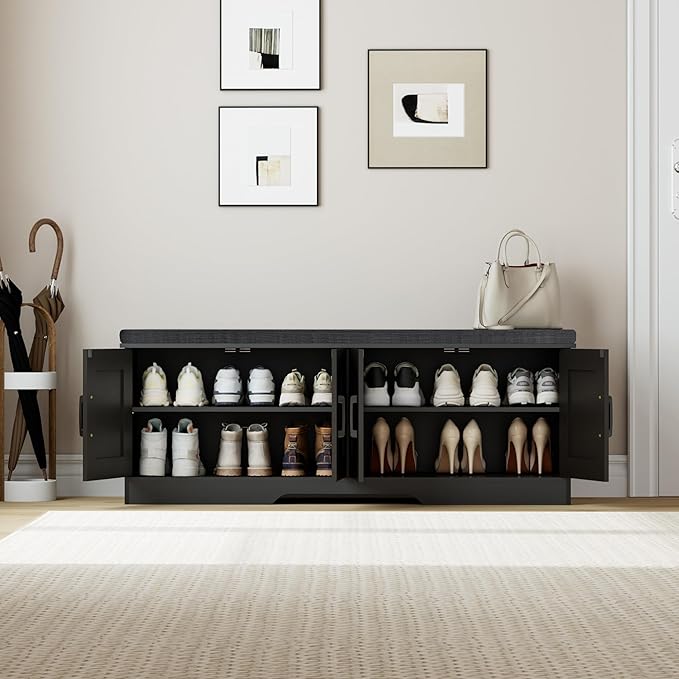 2-Tier Storage Bench, Shoe Bench - Image 4