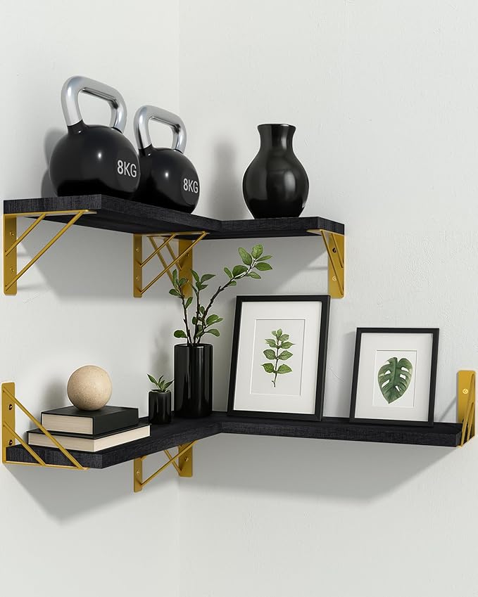 BAYKA Floating Shelves for Bedroom Decor, Wall Shelves for Storage, Wall - Image 2